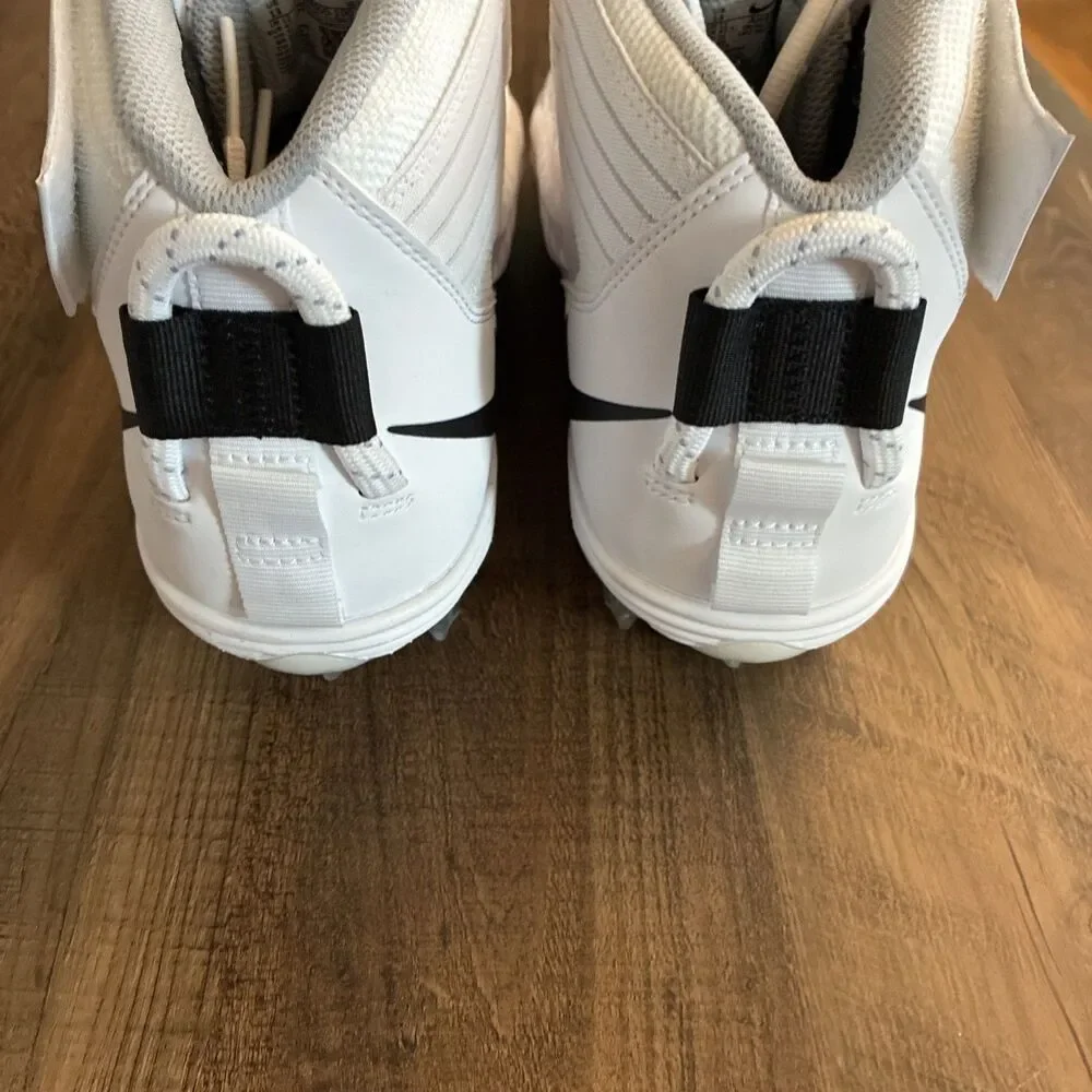 Nike Force Savage Pro 2 Mid Men Size 12 Football Cleats White AH4000-100
